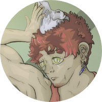 Headshot of an anxious boy touching a shell on his head as if it's a crown